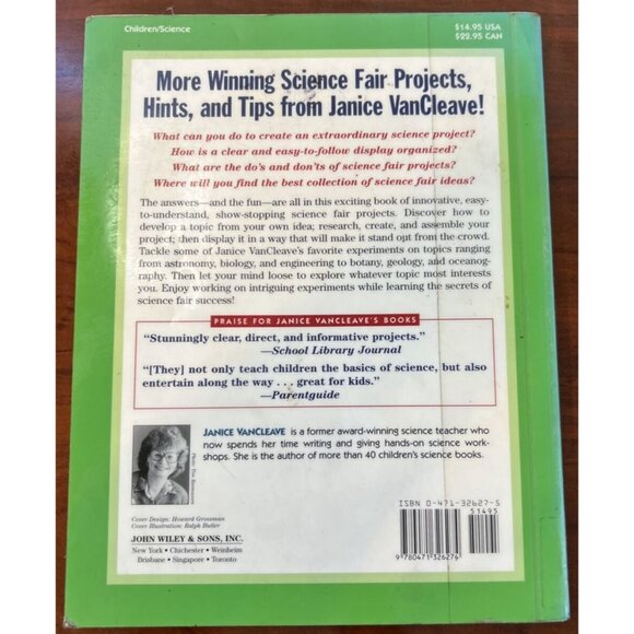 Janice VanCleave's Guide to More of the Best Science Fair Projects Paperback - Picture 5 of 5